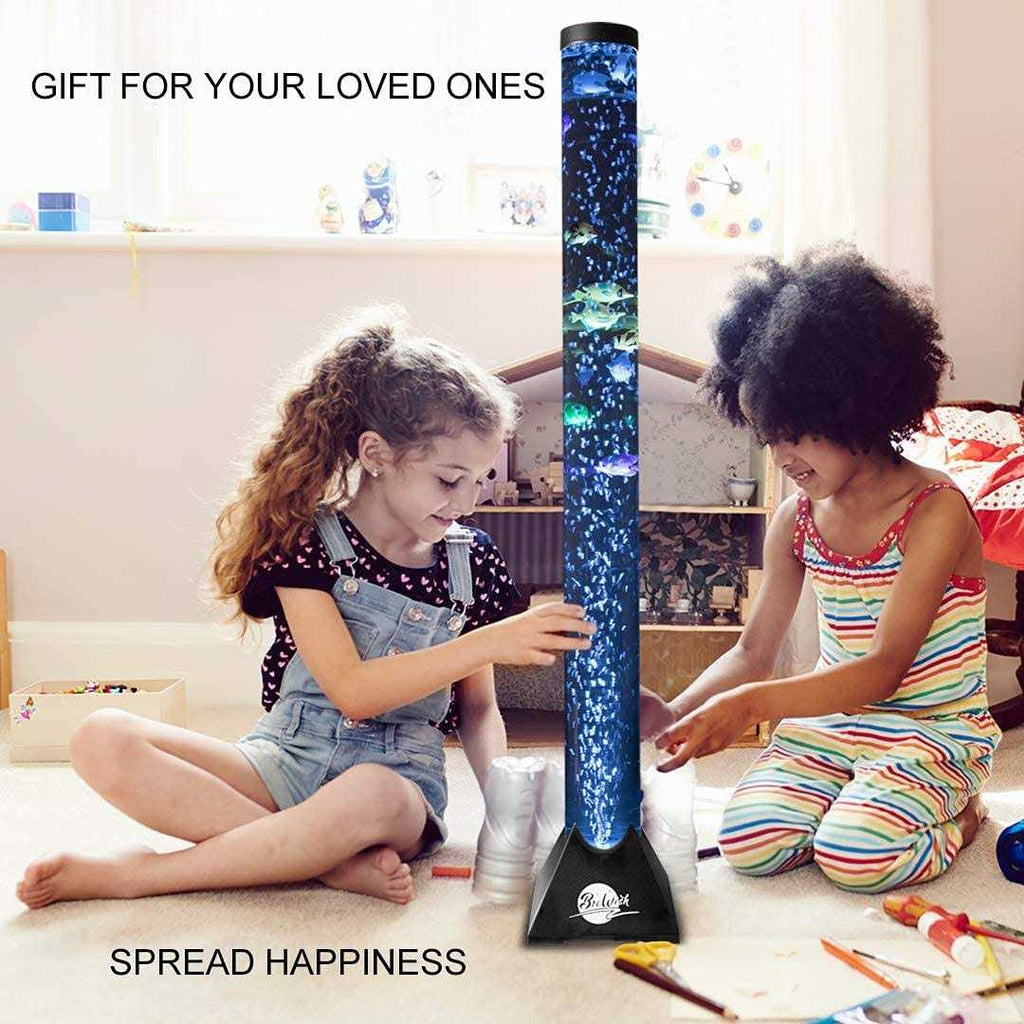 4FT LED Water Bubble Fish Tube Floor Lamp Z9064