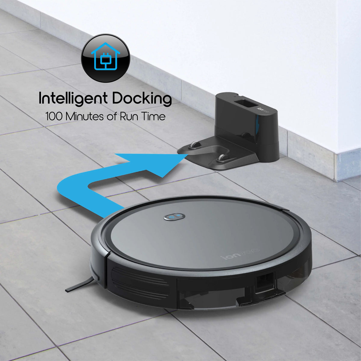 WiFi Robotic Vacuum Cleaner with App Remote Control B840