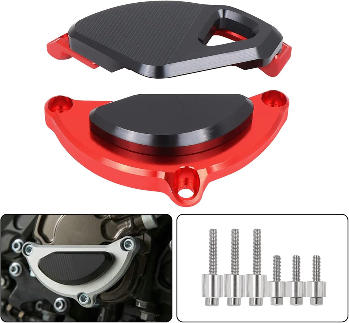 Blue Engine Guard Cover Frame Protector for Yamaha MT10 2016 2017 2018 2019 Pack of 2 X360311