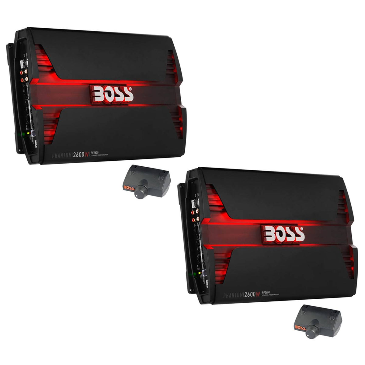 2600W 4 Channel Car Audio Amplifier (2 Pack) O643