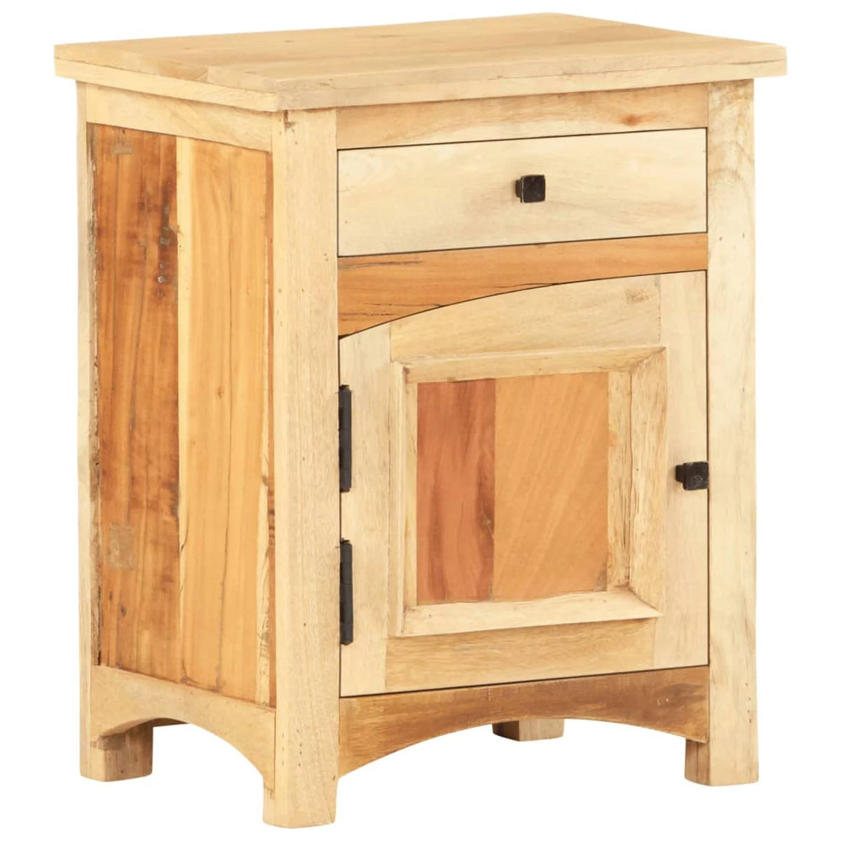 Bedside Cabinet Solid Reclaimed Wood K191