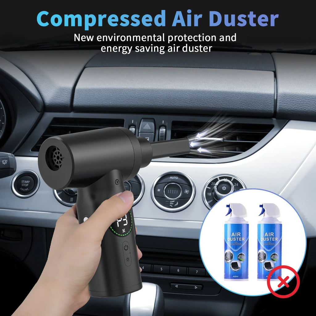 Compressed Air Duster 50000RPM Black N15029