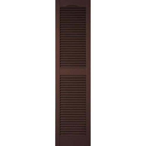 12x22W x 64x22H Vinyl Open Louver Shutters W461