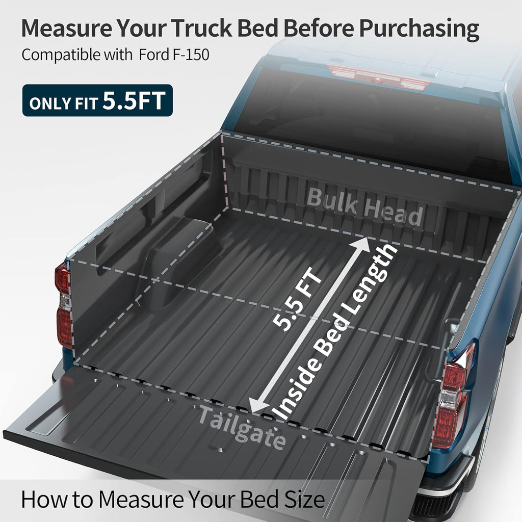 Hard Quad-fold Truck Bed Tonneau Cover W72074