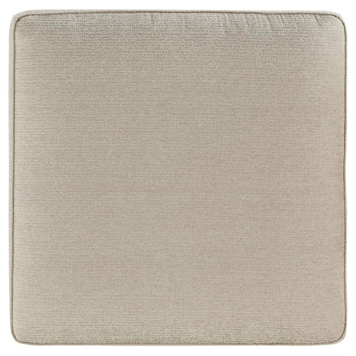 Putty Beige Fabric Oversized Accent Ottoman A59036