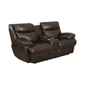 Espresso Upholstered Power Loveseat L434