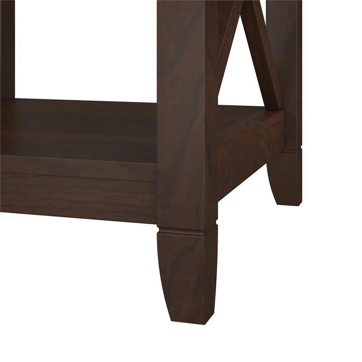 Contemporary Wood Tall TV Stand up to 65" Cherry Z5001