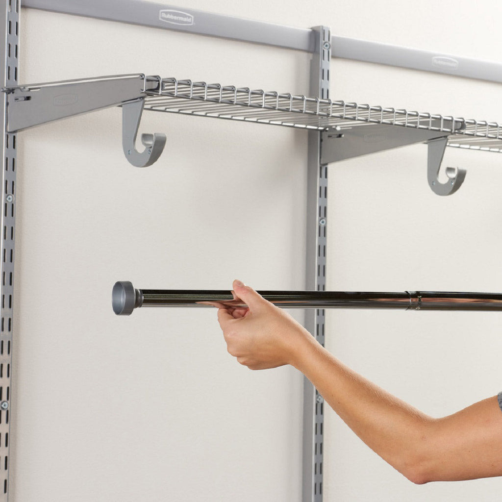 Expandable Closet Kit, Titanium, 4' to 8' P726126