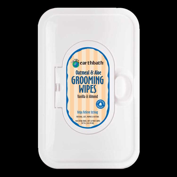 Oatmeal Aloe Grooming Wipes Q2689