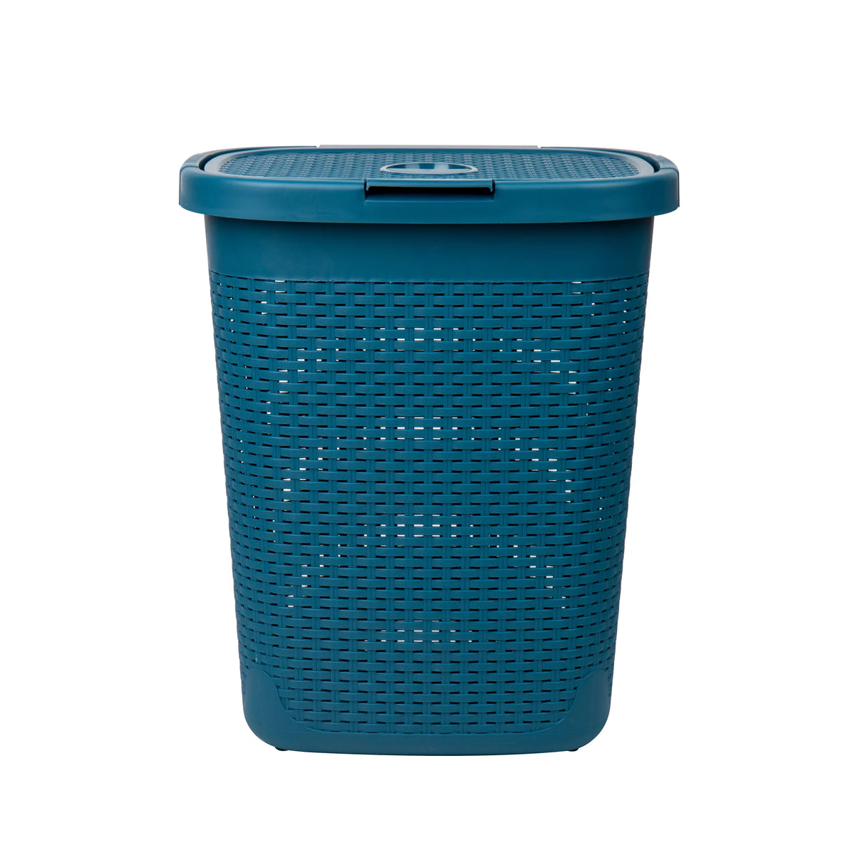 50L Slim Laundry Hamper with Lid, Set of 2, Blue T835