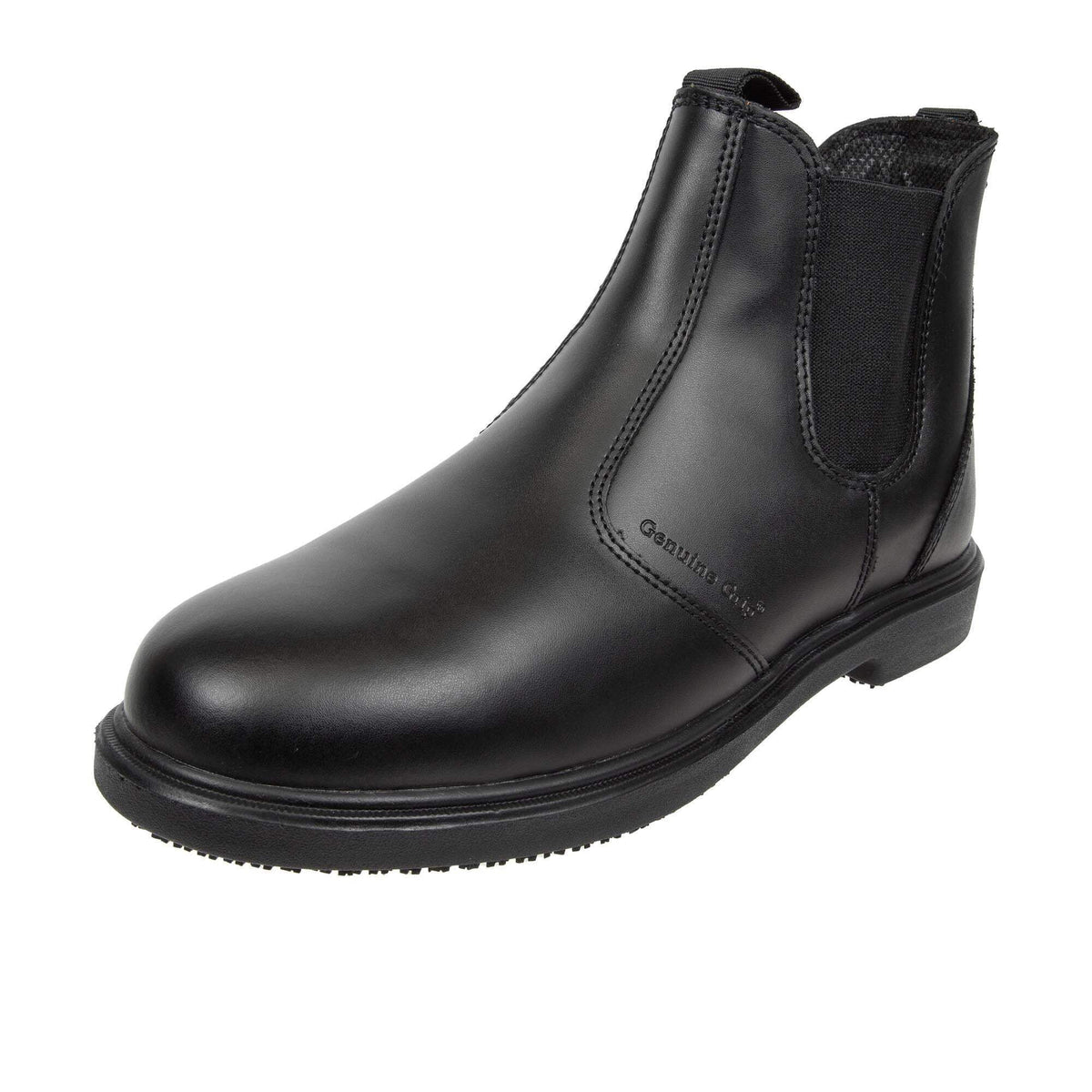 Black Wide Work Boot W7405