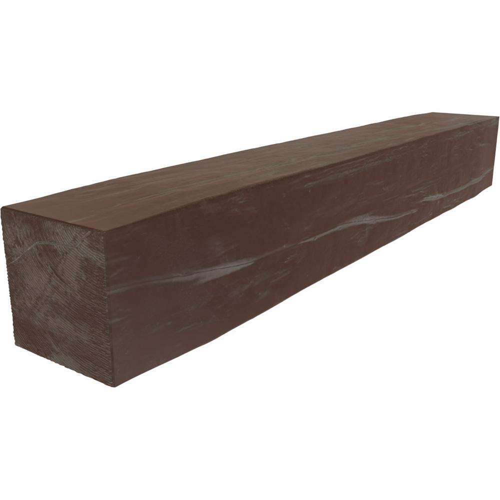 Aged Pecan Faux Wood Fireplace Mantel W33389