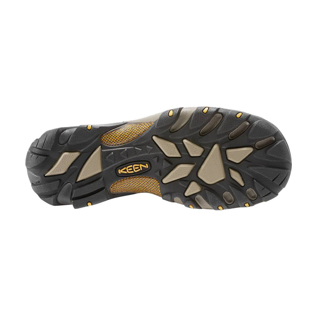 Cascade Brown Golden Yellow Men's Hiking Shoes Size 7.5 Wide Y74948
