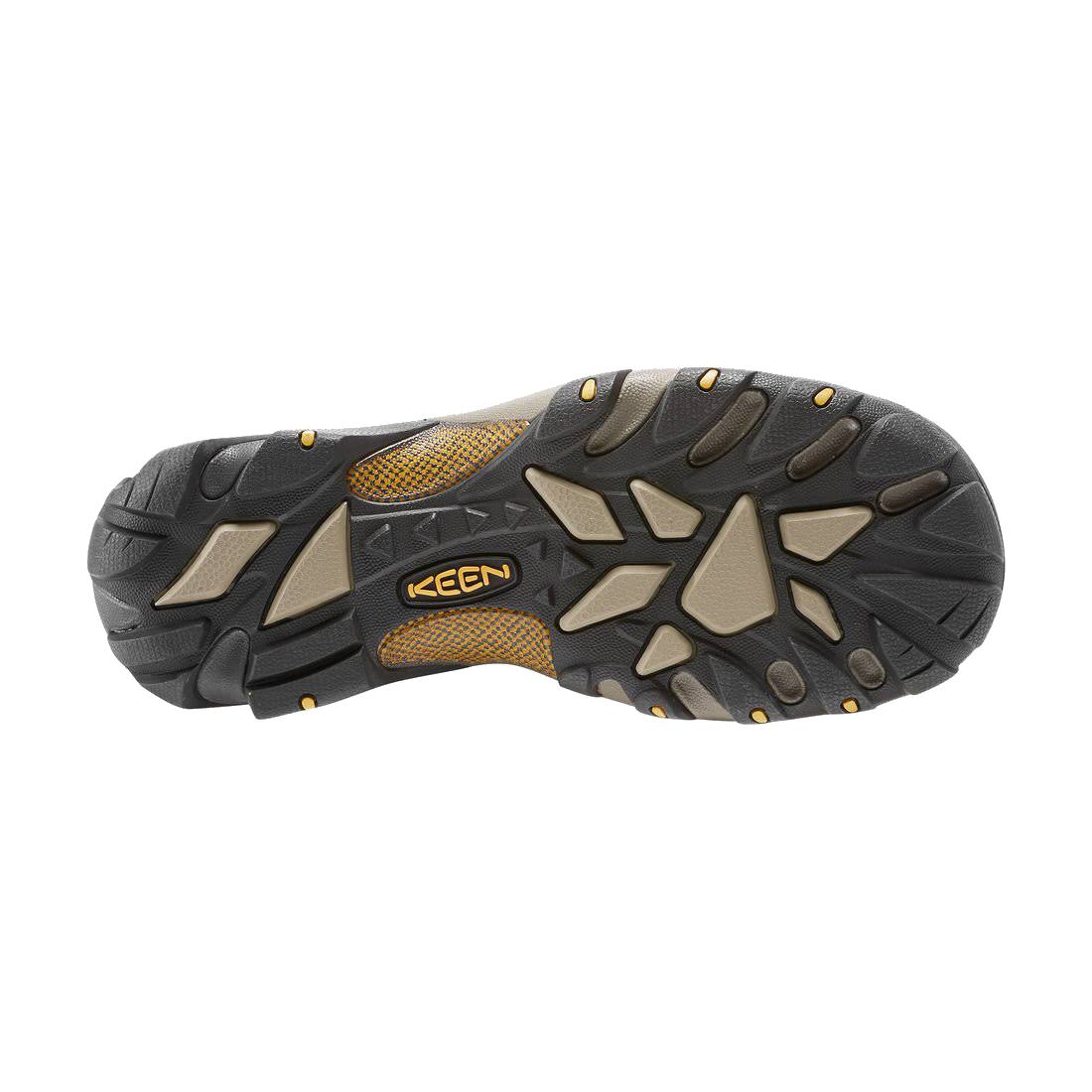 Cascade Brown Golden Yellow Men's Hiking Shoes Size 7.5 Wide Y74948