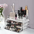 Clear Acrylic 3 Drawer Cosmetic Organizer I307
