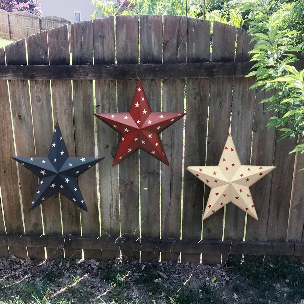 3D Stars Wall Decor (Set of 3) V71450