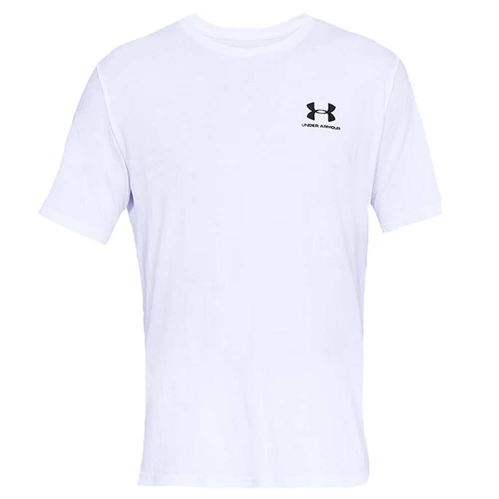 White Short Sleeve Activewear Shirt L877