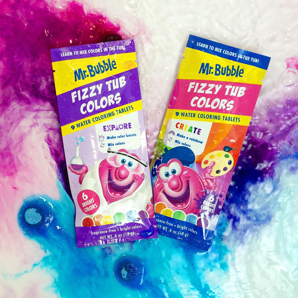 Fizzy Tub Colors (12 Packets, 9 Tablets Each) M1196