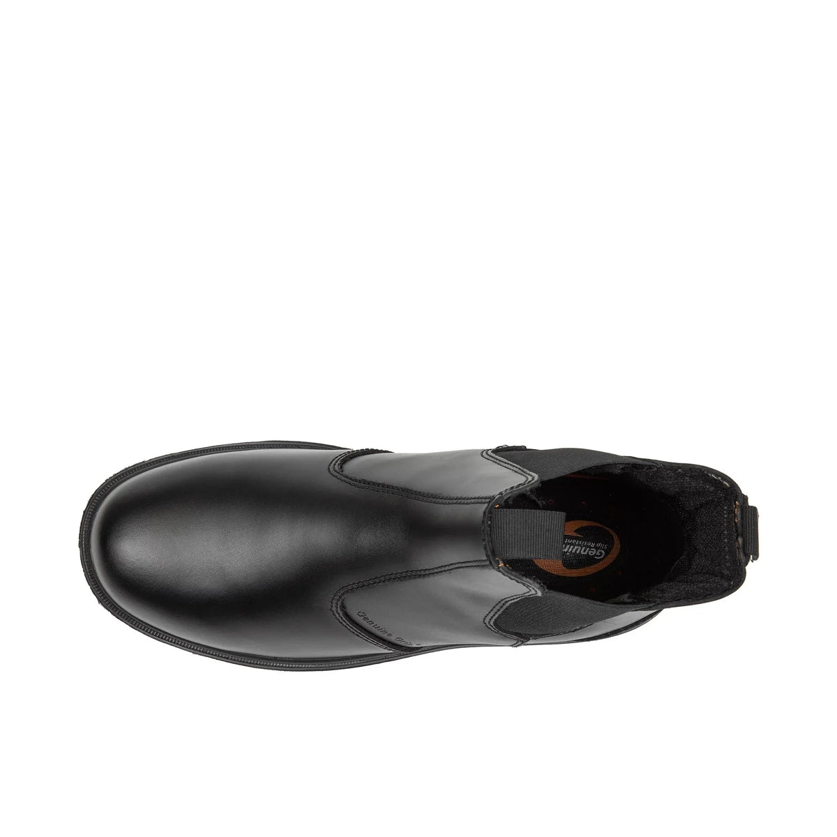 Black Wide Work Boot W7405