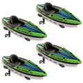 1-Person Inflatable Kayak with Oars and Pump Q32067