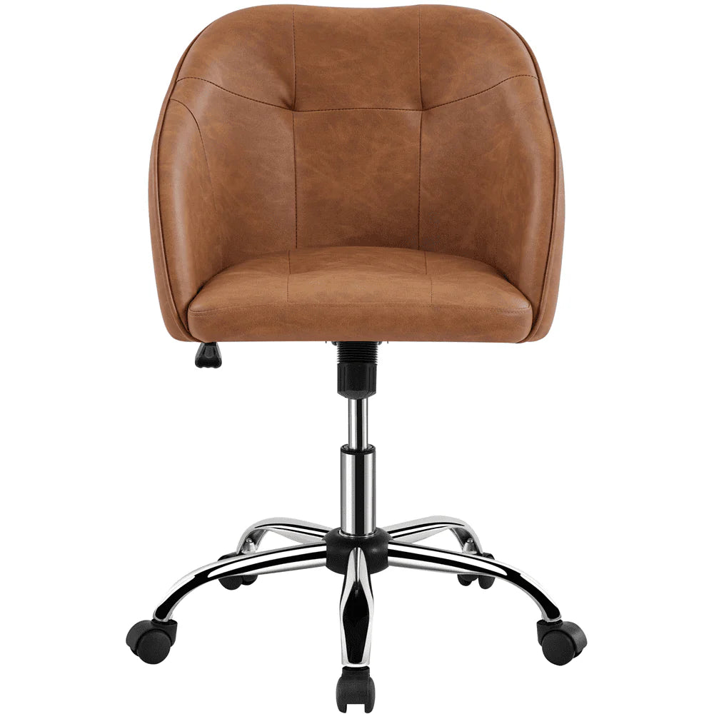 Pink Velvet Adjustable Swivel Office Chair E75423
