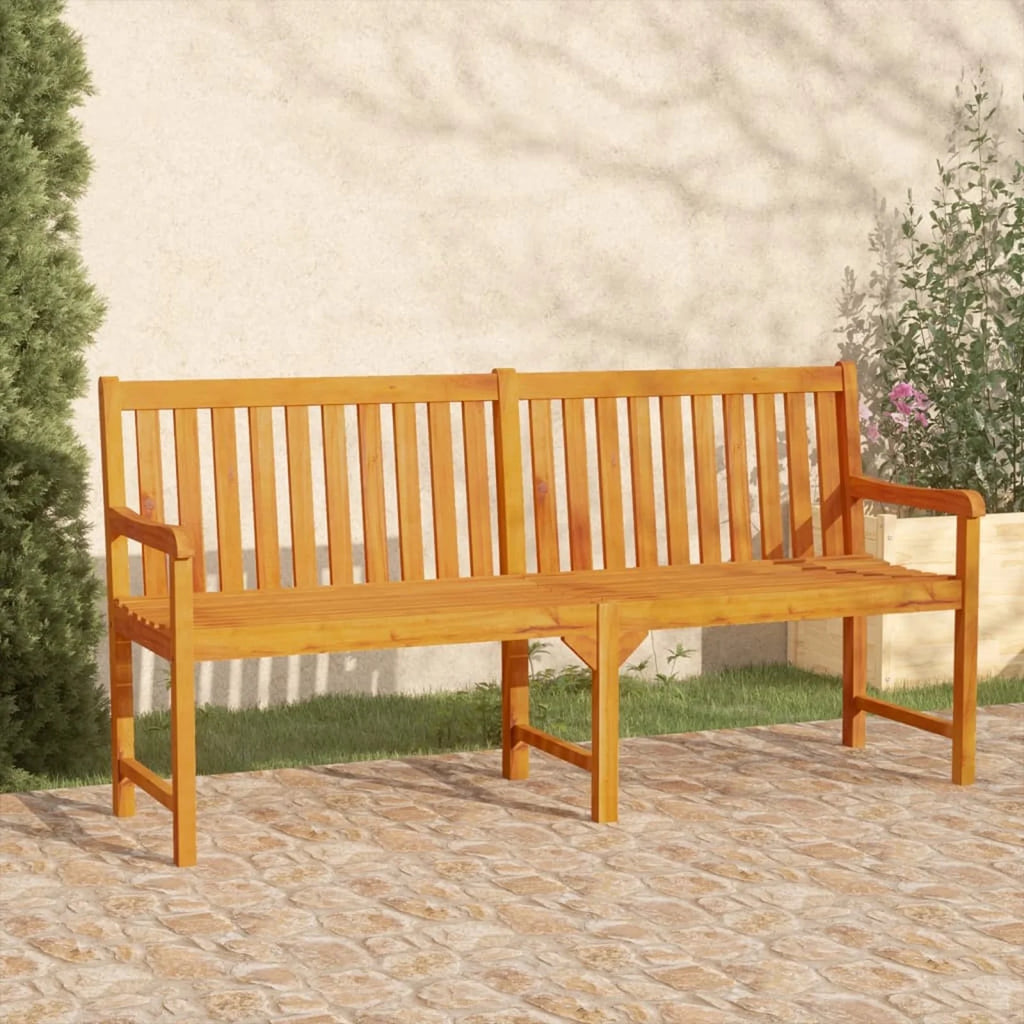 70.9" Solid Acacia Wood Patio Bench S100692
