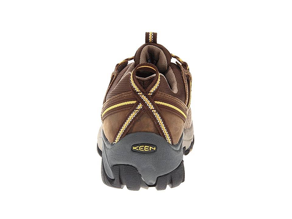Cascade Brown Golden Yellow Men's Hiking Shoes Size 7.5 Wide Y74948