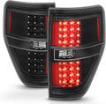 Black Housing LED Tail Lights Pair Set D39280