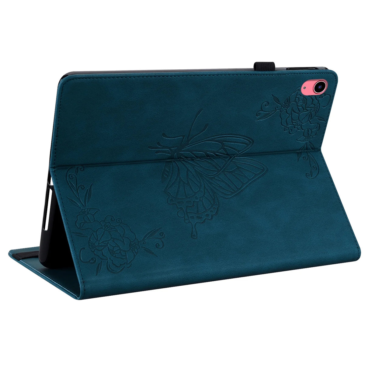 Blue PU Leather Folio Stand Cover for iPad 10th Gen Q23588