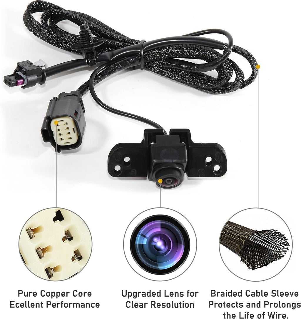 Backup Camera for GMC Sierra Chevrolet Silverado 1500 2500 3500 Y6813