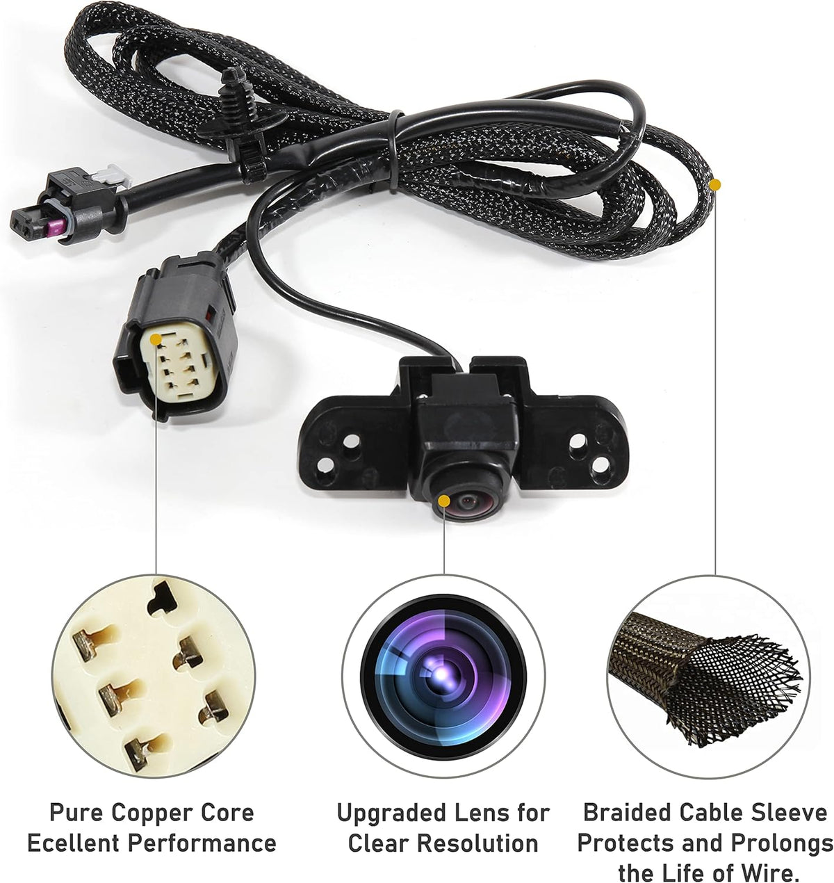 Backup Camera for GMC Sierra Chevrolet Silverado 1500 2500 3500 Y6813