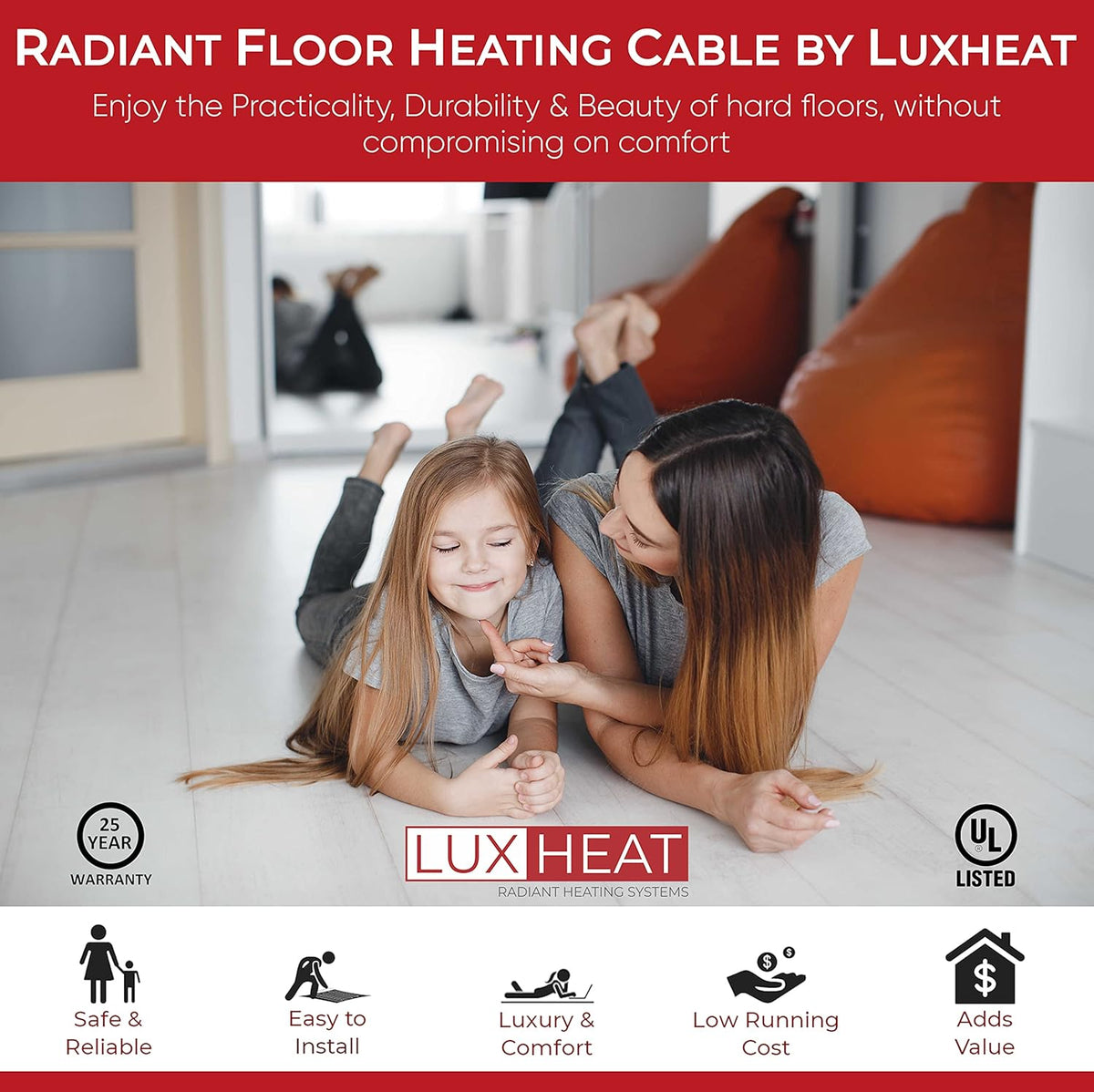 15 Sqft 120v Electric Radiant Floor Heating Cable Set Q931