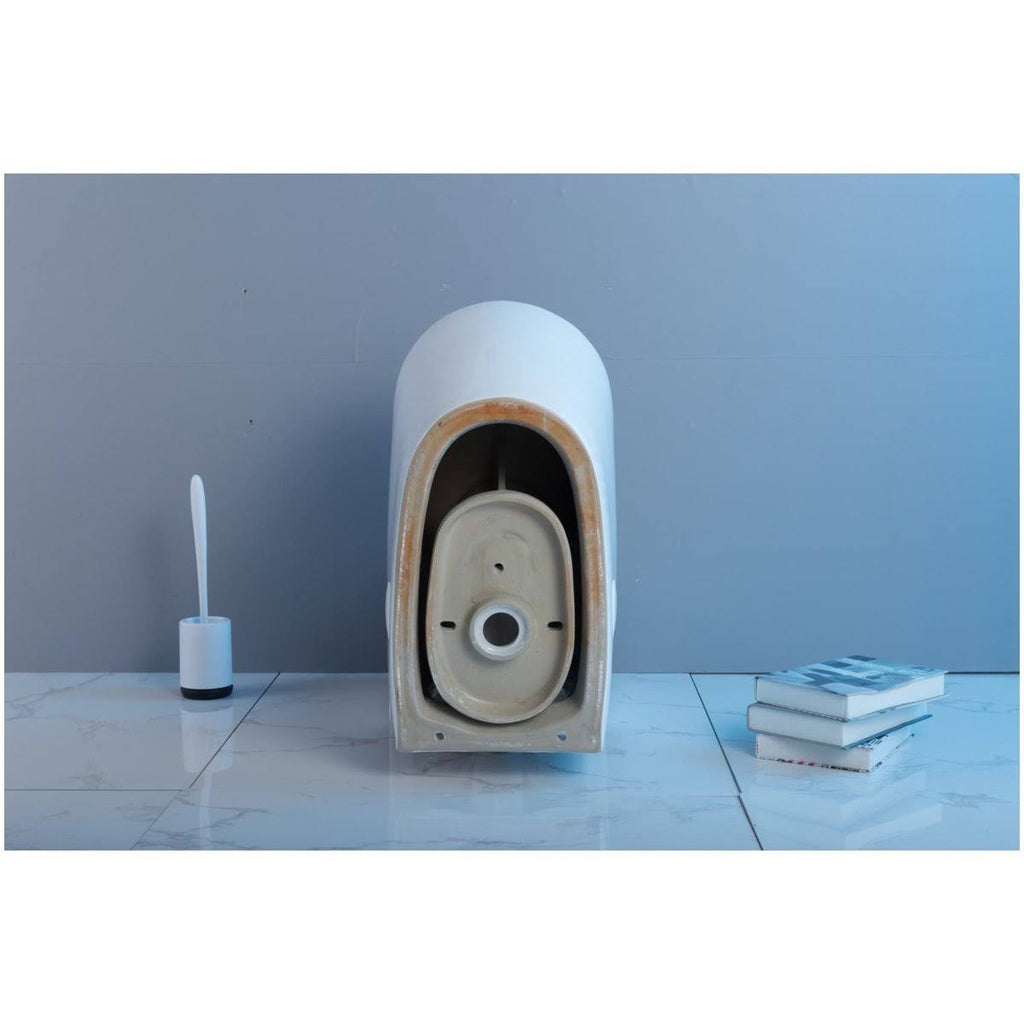 White One-Piece Elongated Toilet U3707