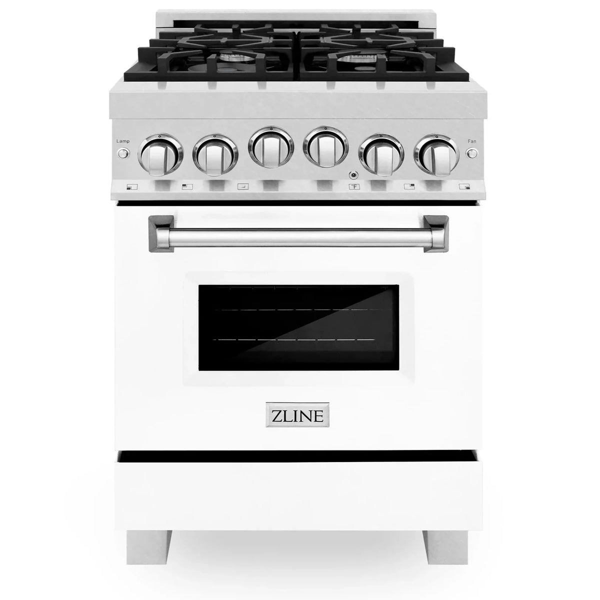 24 In. Gas Range with White Matte Door X455