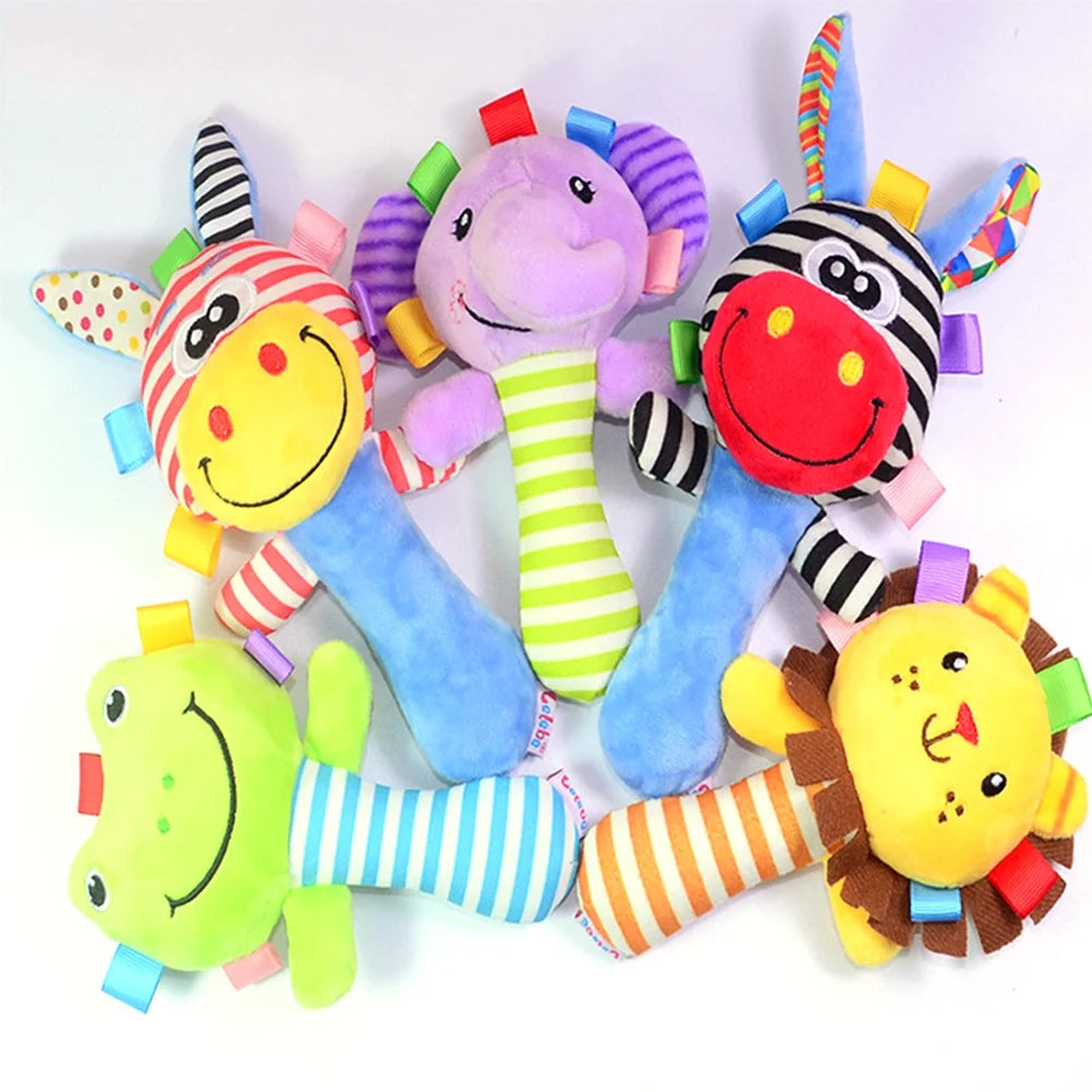 Elephant Plush Rattle Toy for Infant Q398