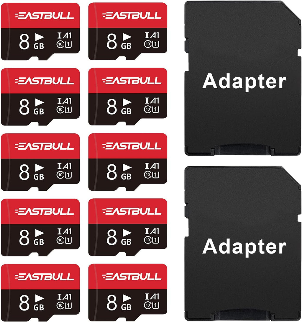 8GB Micro SDHC Class 10 Memory Cards 50 Pack Z96448