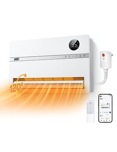 1500W Electric Wall Heater with Thermostat and Remote S54637