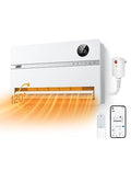 1500W Electric Wall Heater with Thermostat and Remote S54637