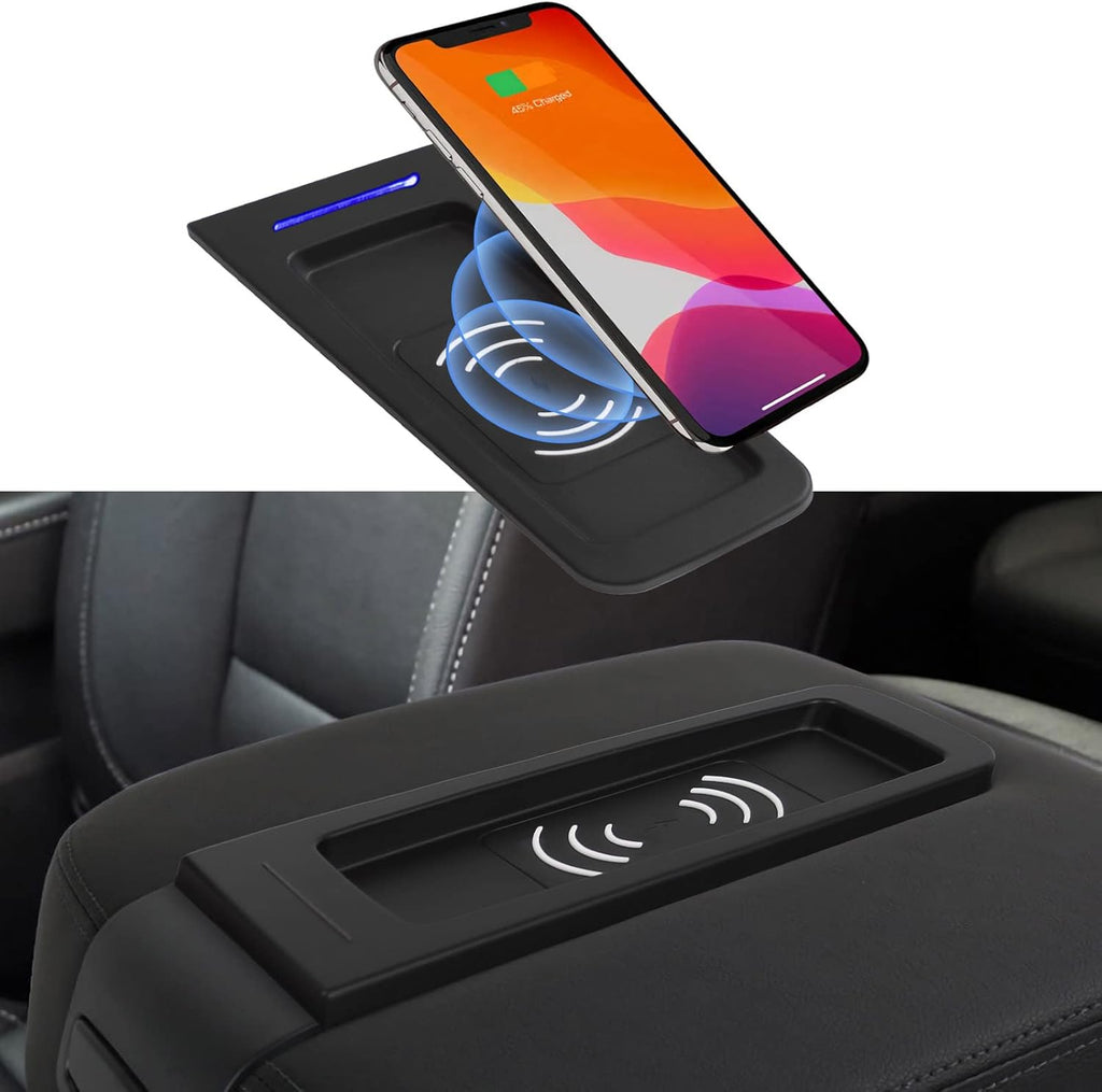 Wireless Charger Tray Center Console Wireless Charging Pad 15W Fast Wireless Phone Charger L494911