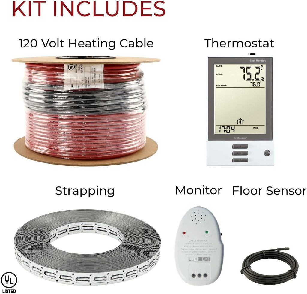 15 Sqft 120v Electric Radiant Floor Heating Cable Set Q931