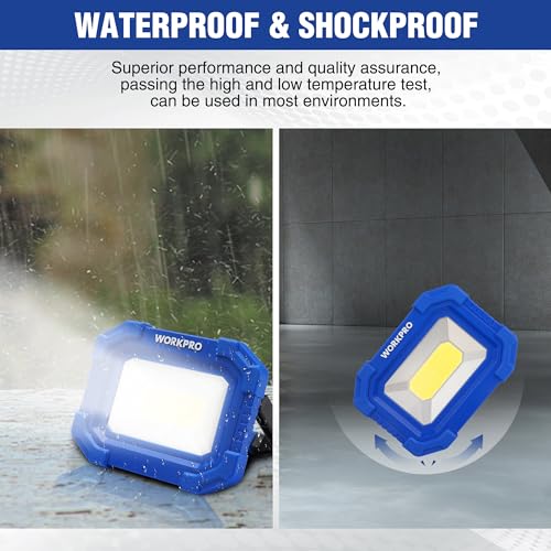 Rechargeable Magnetic LED Work Light 2000LM 2 Pack V914