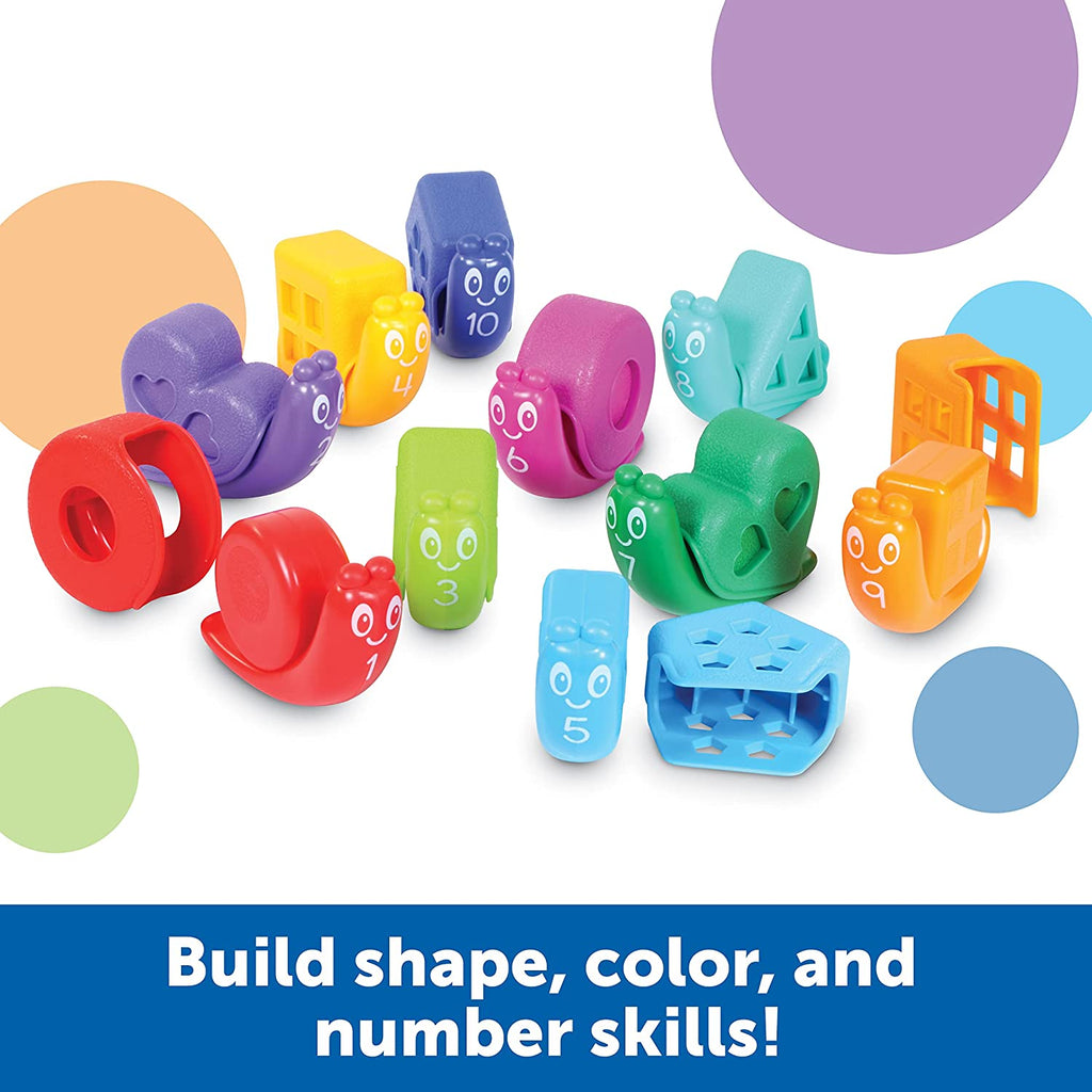 20 Pieces Shape Snails Educational Toys W264