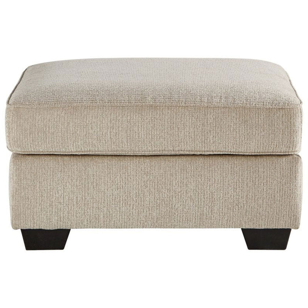 Putty Beige Fabric Oversized Accent Ottoman A59036