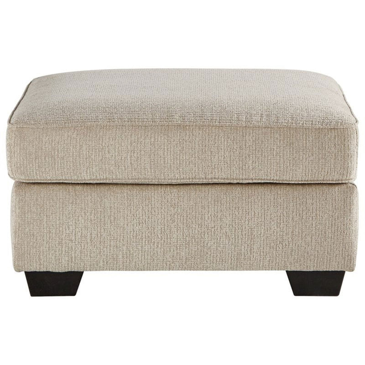 Putty Beige Fabric Oversized Accent Ottoman A59036