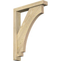 Rough Sawn Bracket with Offset Brace, Douglas Fir N8048