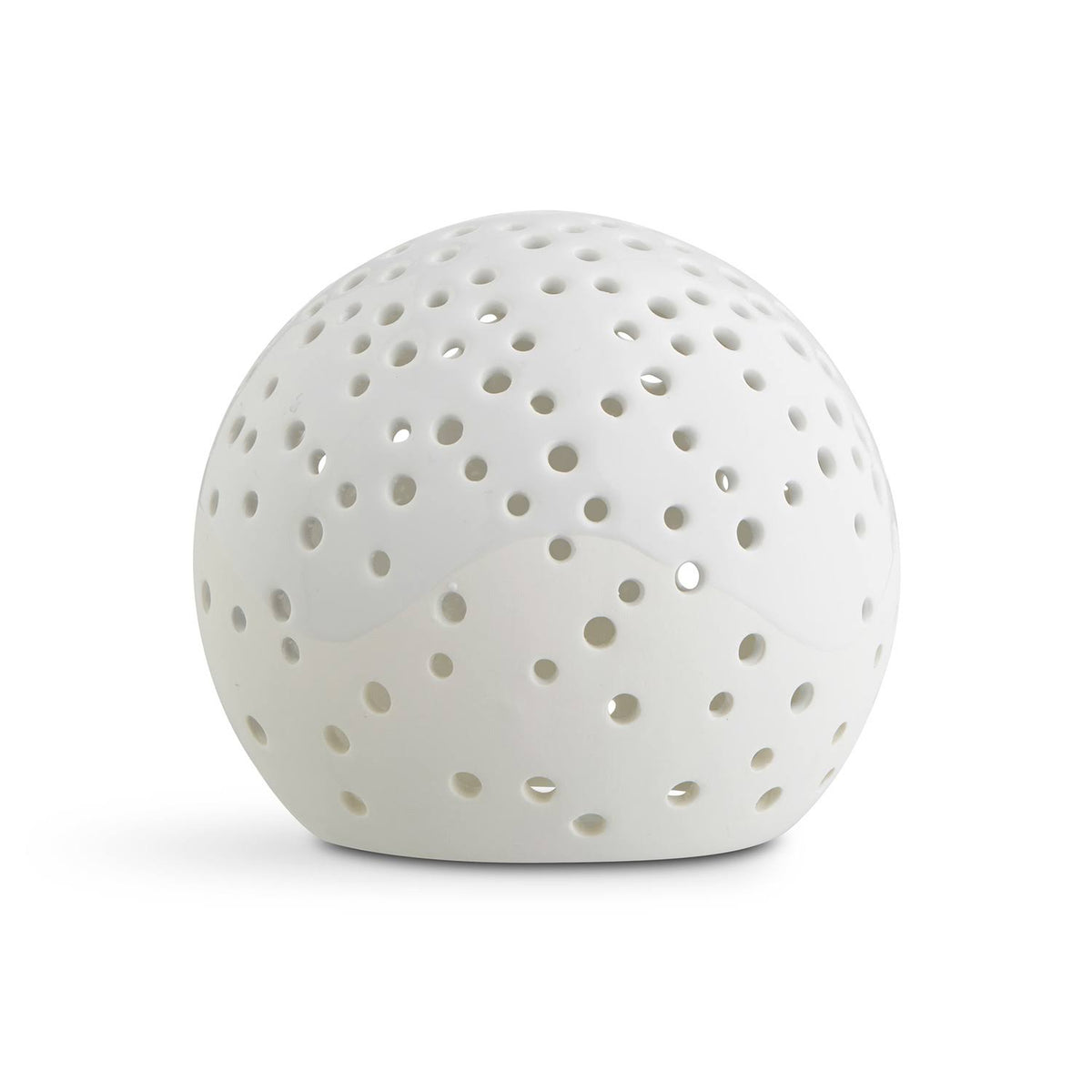White Tealight Candle Ball 14 cm M752