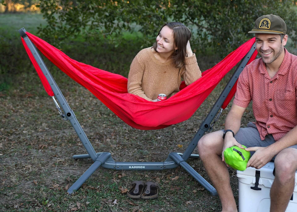 Gray Hammock Stand P1859