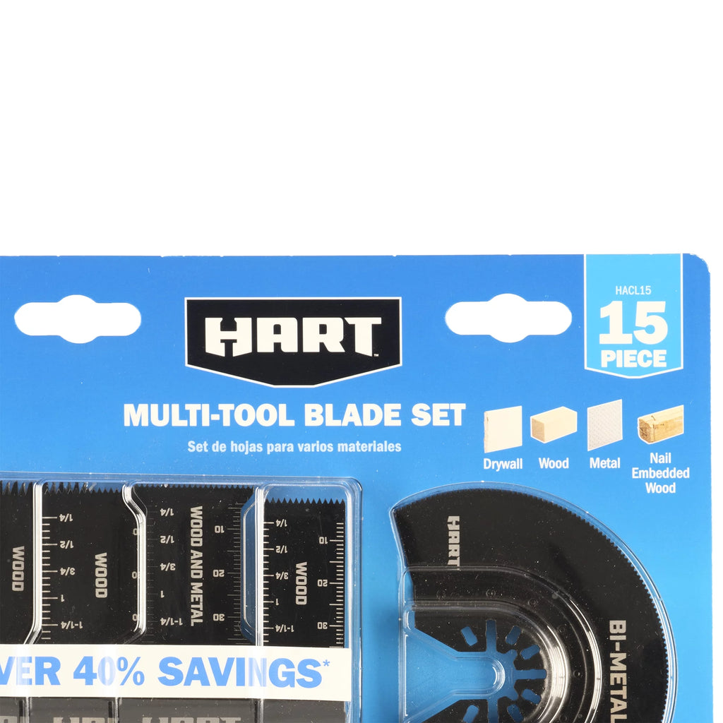 15 Piece Multi-Tool Blade and Accessory Set G4618