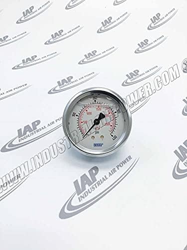 0-400PSi 1/4" NPT Gauge Pack of 2 T708