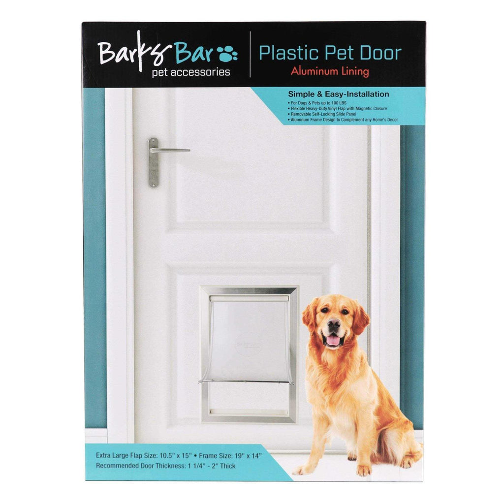 Large Plastic Dog Door with Aluminum Lining M25092